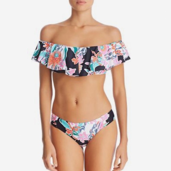 Trina Turk Other - NWT Trina Turk Tropic Wave Flora Ruffle Bikini Set